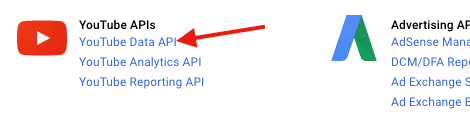 Youtube API key