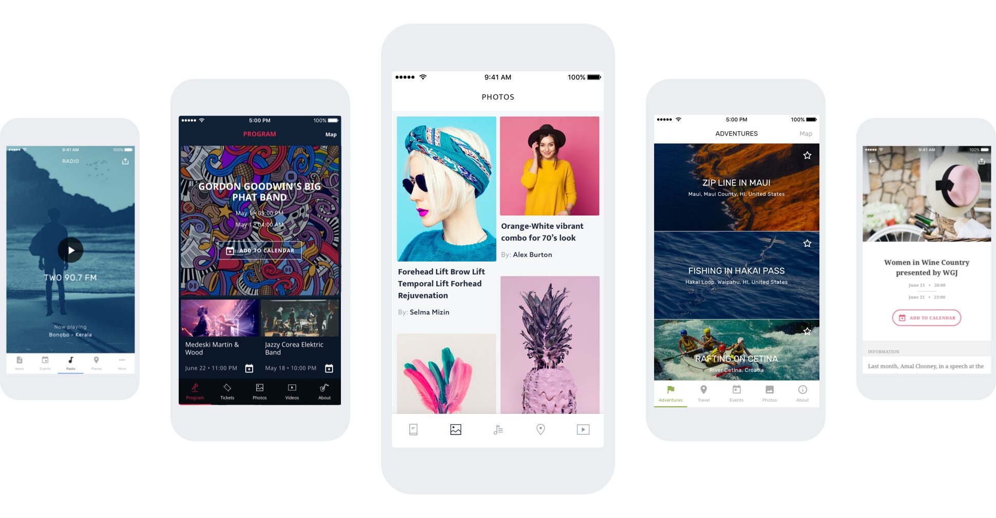 Shoutem v5 app design