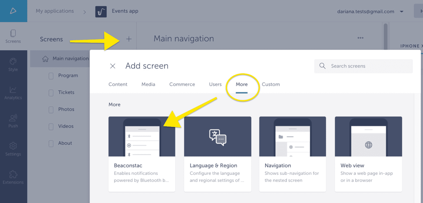 set geolocation into app