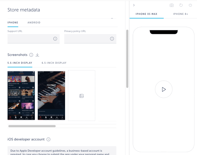 mobile app screenshot