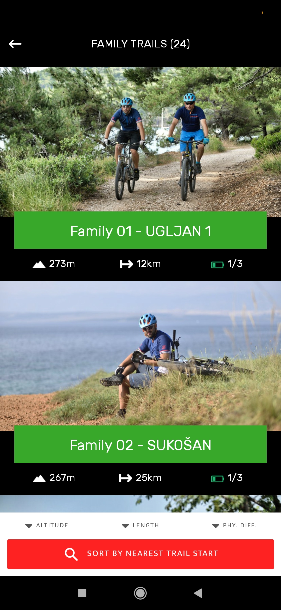 zadar bike magic mobile app