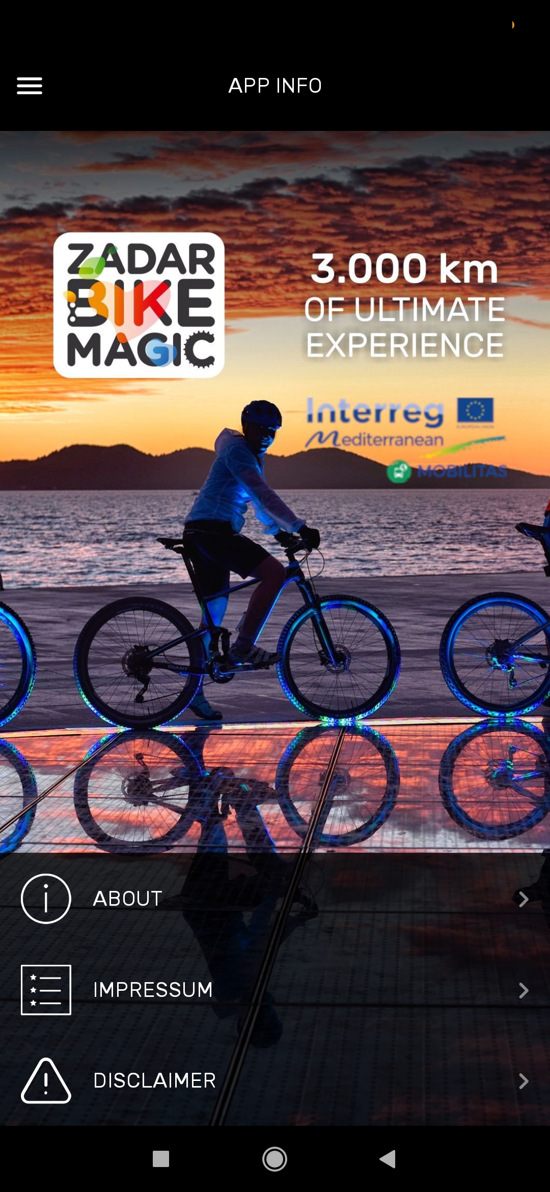 zadar bike magic app