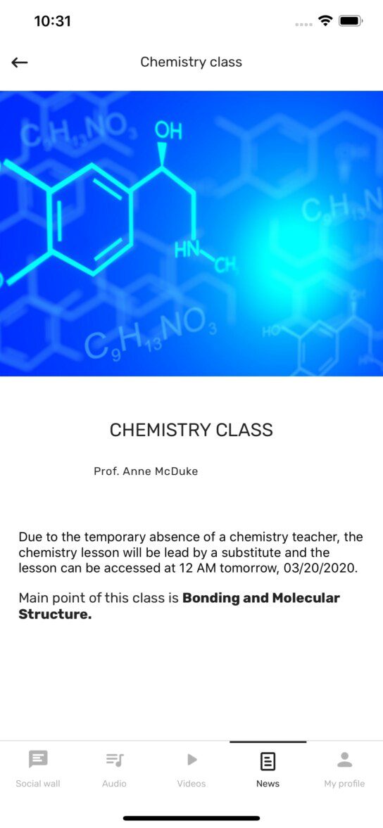 Schools and Universities app