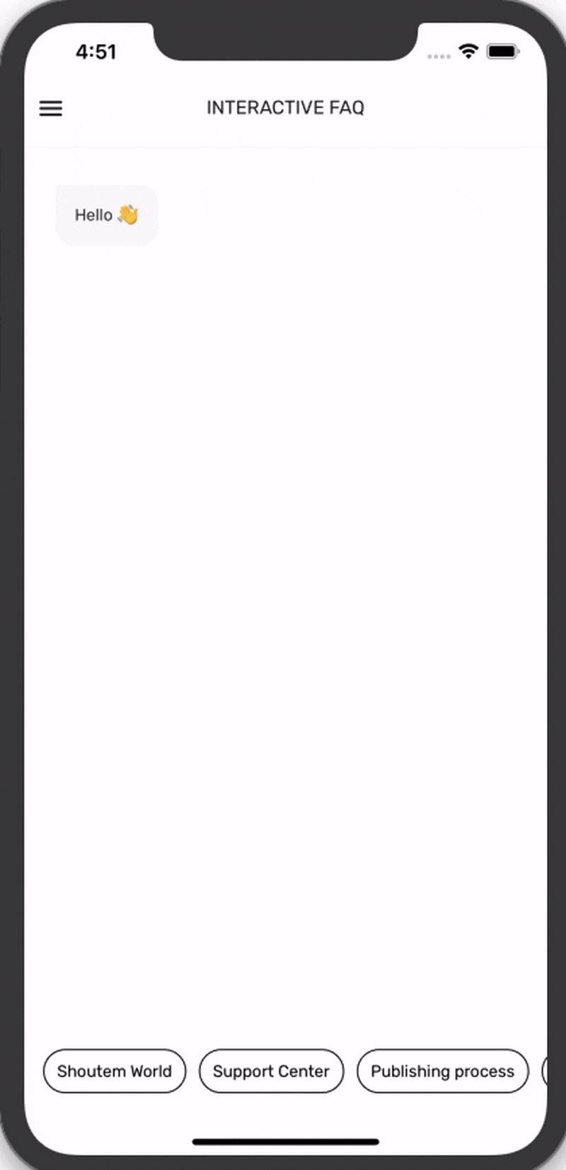 Interactive chatbots 