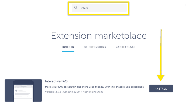 chatbots installation