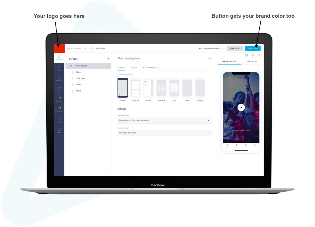 white label dashboard
