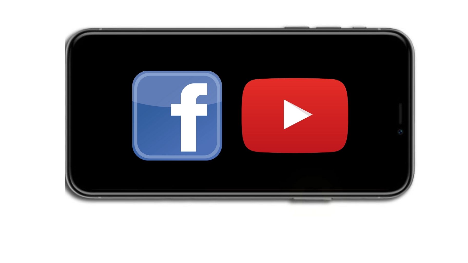 facebook and youtube logo