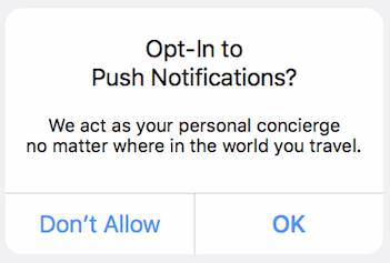 opt-in push notifications