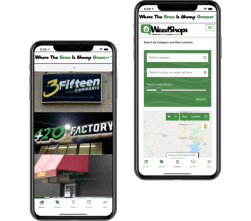 app development - weedshops